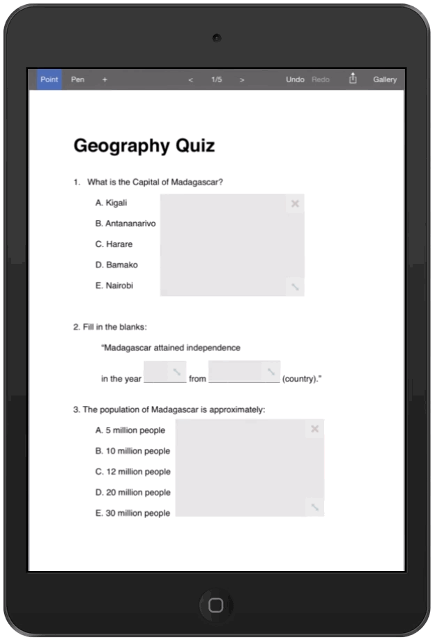 How to Annotate Student Work in the Google Classroom iPad App